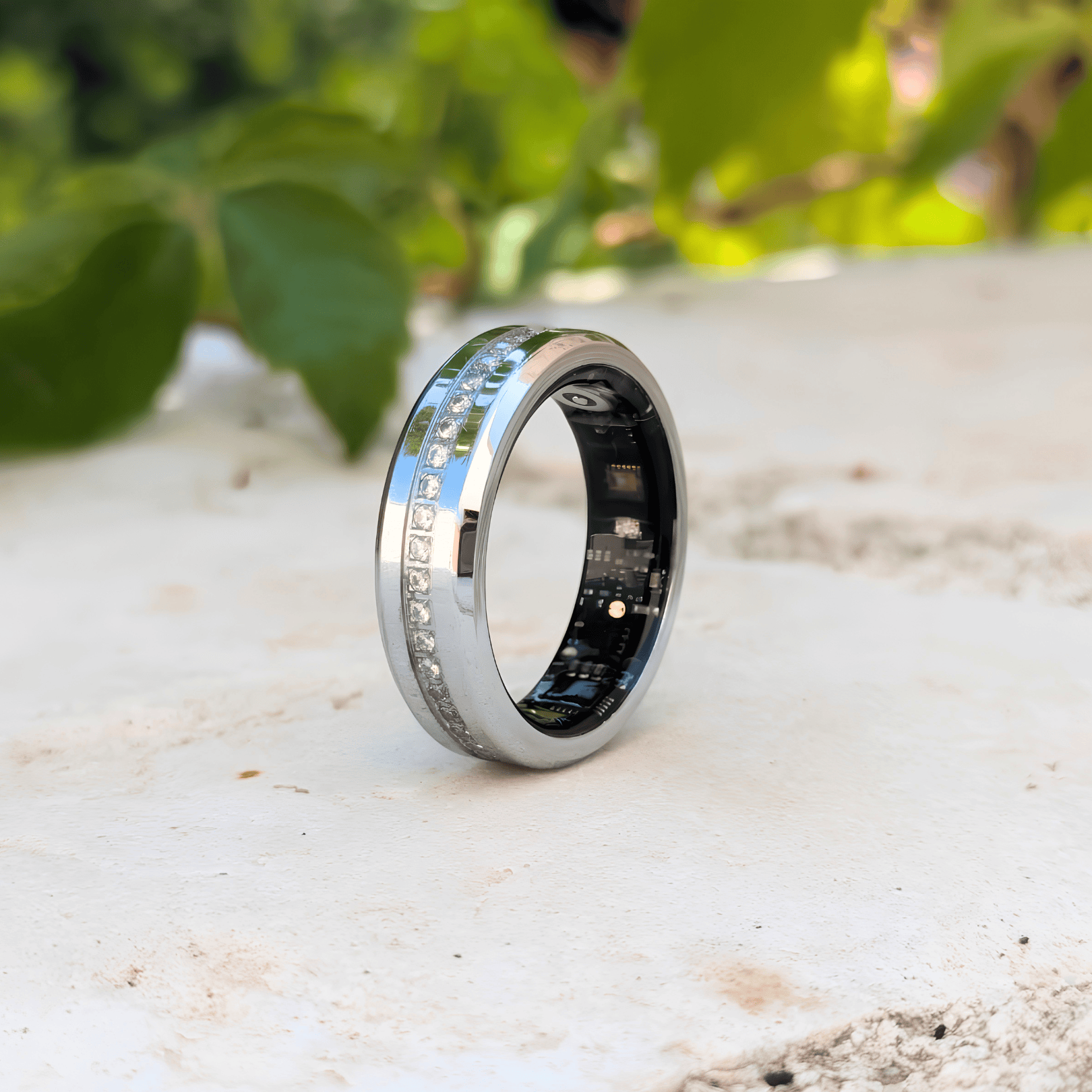 NALA Rings Ring Silver Moissanite Smart Ring fashion smart rings stylish smart rings